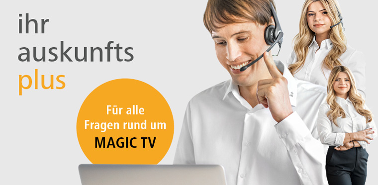 Internet, TV, Telefonie, Mobilfunktelefonie / alles im plus