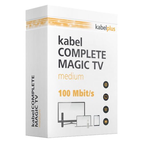kabelplus Pakete - Internet, zeitversetztes TV und Festnetztelefonie
