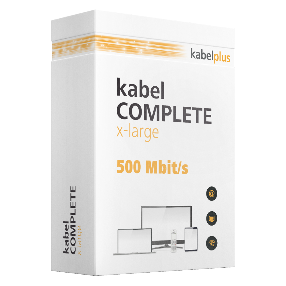 Alle kabelplus Produkte auf einen Blick - von Internet bis TV