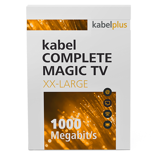 kabelplus Pakete - Internet, zeitversetztes TV und Festnetztelefonie